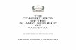 the constitution of the islamic republic of pakistan - National