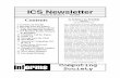 ICS Newsletter - Institute for Operations Research and the