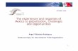 The experiences and responses of Mexico to globalization, Challenges and Opportunities