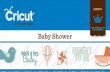 Baby Shower - Cricut