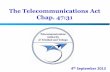 Telecommunications Act by Ms. Nievia Ramsundar -