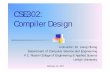 CSE302: Compiler Design - Computer Science & Engineering