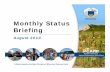 PCAPP Monthly Status Briefing August10