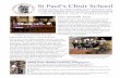 Our Seventh Year - St Paul's Choir School