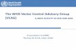 The WHO Vector Control Advisory Group (VCAG) A JOINT ...