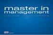 Master in Management Course Catalogue 2013 - IE