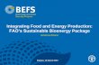Integrating Food and Energy Production: FAO's - B2Match