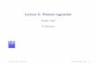Lecture 6: Poisson regression