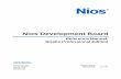 Nios Development Board Reference Manual, Stratix - Altera