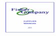 2012 Fisher & Company Supplier Manual Rev1.1 (PDF)