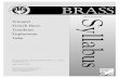 RCM Brass Syllabus 2003 Ed - The Royal Conservatory of Music