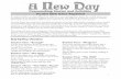 A New Day Vacation Bible School Supplement - United Church