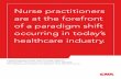 Nurse practitioners are at the forefront of a paradigm