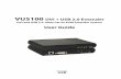 VU5100 DVI + USB 2.0 Extender