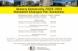 Quincy University 2020-2021 Resident Charges Per Semester