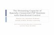 The Streaming Capacity of Sparsely-Connected P2P Systems