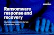 Ransomware response and recovery - Accenture
