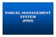 PARCEL MANAGEMENT SYSTEM (PMS) - Indian Railway