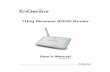 11b/g Wireless SOHO Router -