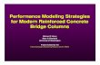 Performance Modeling Strategies for Modern Reinforced Concrete