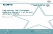 Enhancing the Problem- Solving Capacity of Crime Analysis