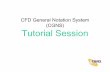 CFD General Notation System (CGNS) Tutorial Session - Glenn