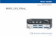 MVC 121 Plus User Guide - Extron Electronics