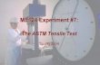 Notes on Tensile Testing Pt. 1 : The ASTM Tensile Test