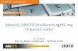 Maxwell-ANSYS Workbench-optiSLang Pneumatic - Dynardo GmbH