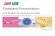 Air Via Company Presentation