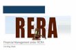 Financial Management under RERA