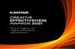 CREATIVE EFFECTIVENESS AWARDS 2021