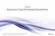 2013 Business Transformation Roadshow