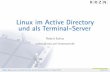 Linux im Active Directory und als Terminal-Server - RRZN
