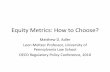 Equity Metrics: How to Choose? - OECD