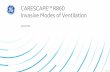 CARESCAPE R860 Invasive Modes of Ventilation