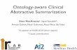 Ontology-aware Clinical Abstractive Summarization