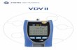 VDV II Guide d’utilisation Bedienungsanleitung Manual de ...