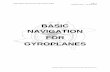 BASIC NAVIGATION FOR GYROPLANES