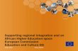 Supporting regional integration and an African Higher ...