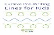 Cursive Pre-Writing Line Packet - Weebly
