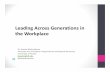 Leading Across Generations in the Workplace -Jeanna ...