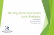 Working Across Generations in the Workplace