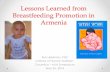 Lessons Learned from Breastfeeding Promotion in Armenia