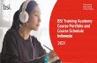 BSI Training Academy Course Portfolio and Course Schedule ...