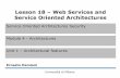 Lesson 18 Web Services and Service Oriented Architectures