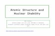 Atomic Structure and Nuclear Stability