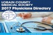 LORAIN COUNTY MEDICAL SOCIETY 2017 PhysiciansDirectory