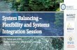 Flexibility and Systems System Balancing – Integration Session