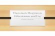 Elastomeric Respirators Effectiveness and Use